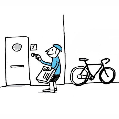 Fietskoerier worden
