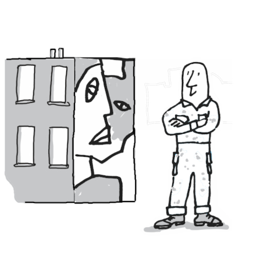 Muurschilder worden